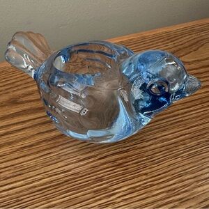 Glass Bird Votive Holder